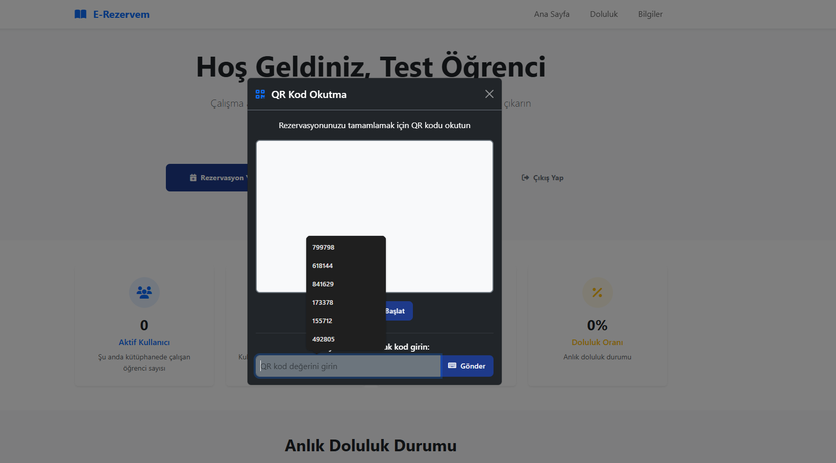 Erezervem Screenshot 2