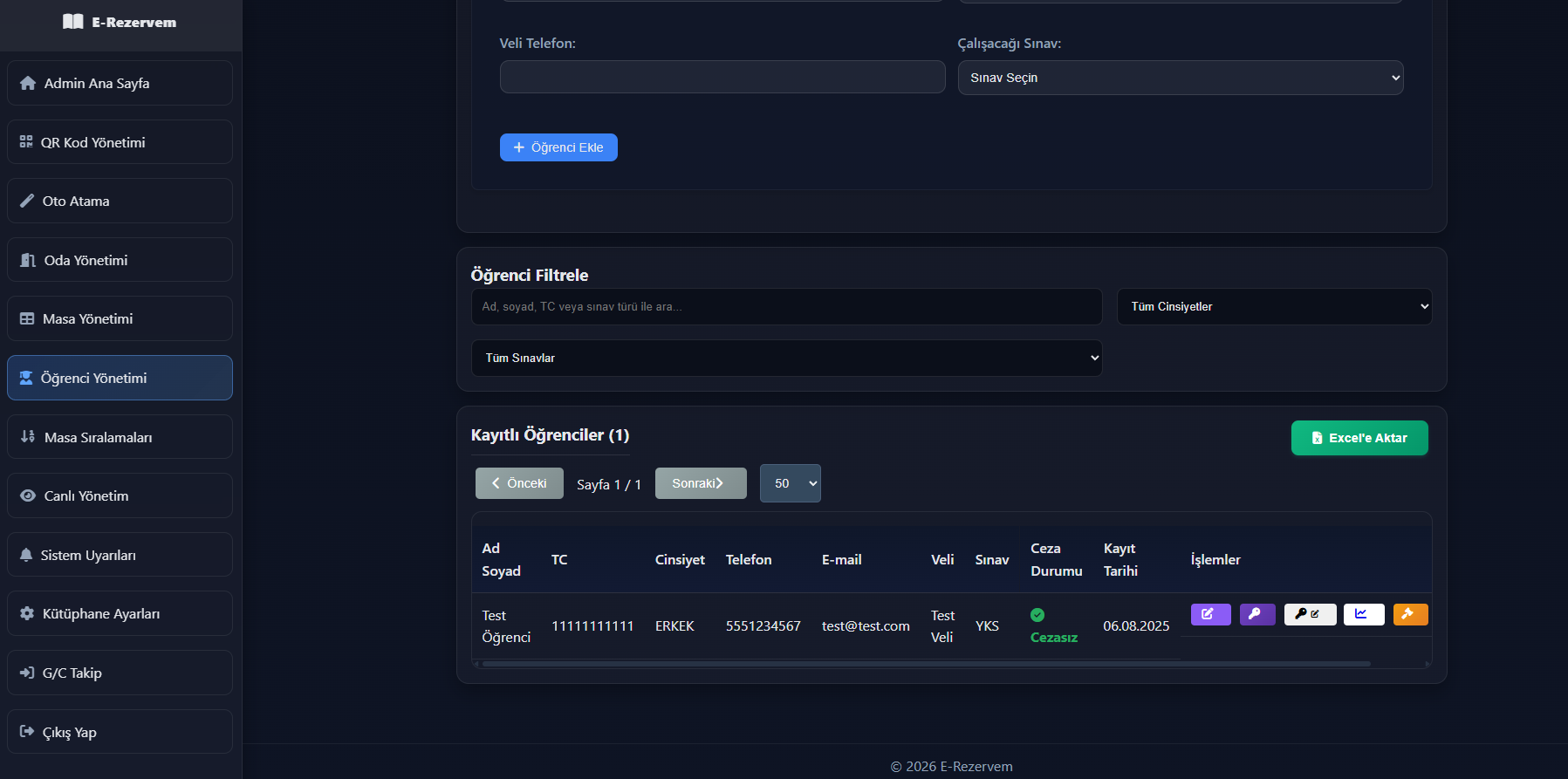 Erezervem Screenshot 5